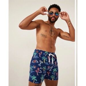 Chubbies The Neon Lights Swim Trunks.